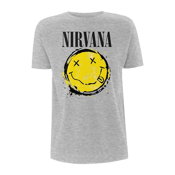 Nirvana T Shirt Smiley Splat