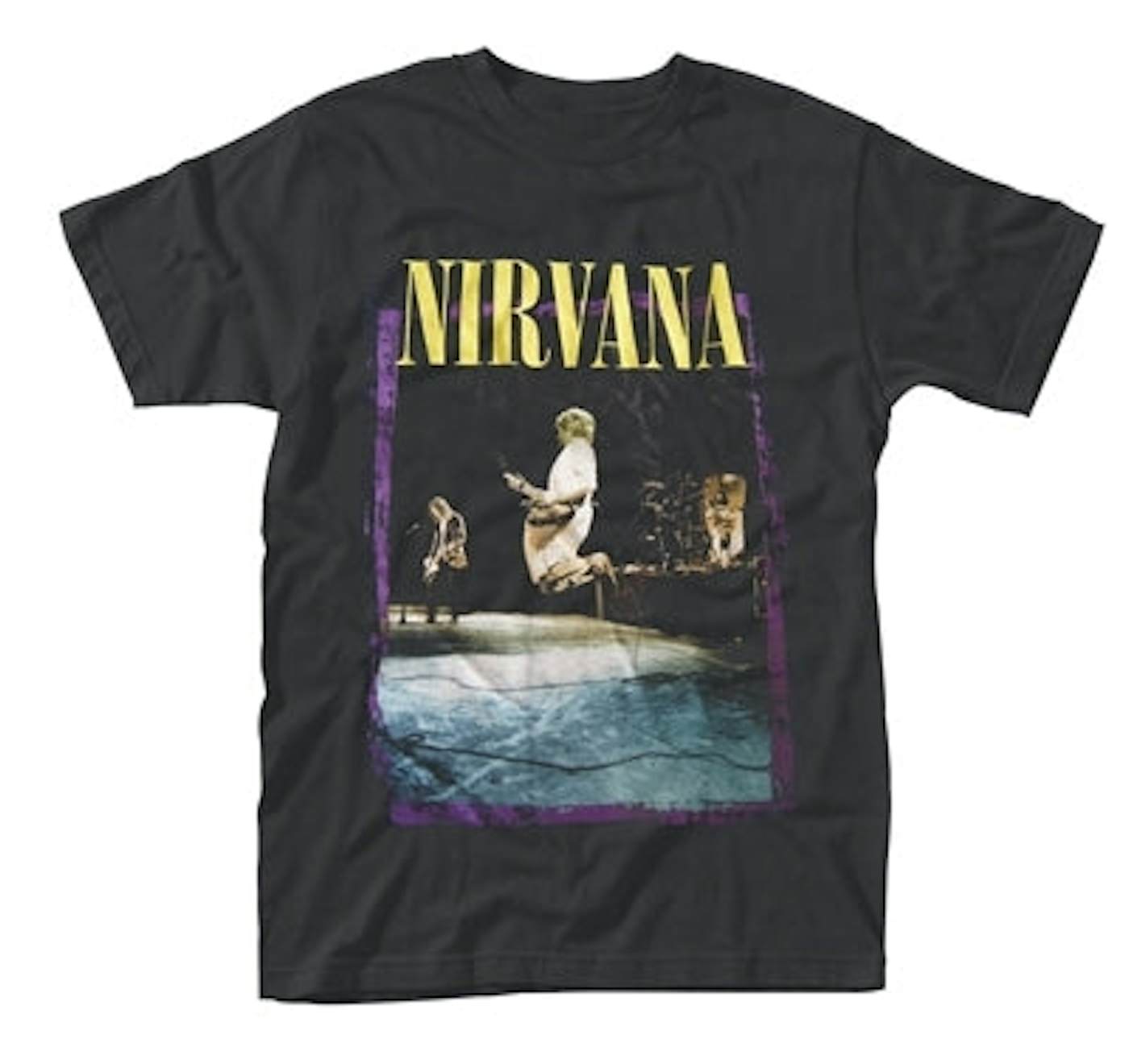 Nirvana Men's Big Men's Graphic Print Band T-Shirt, Sizes, 44% OFF