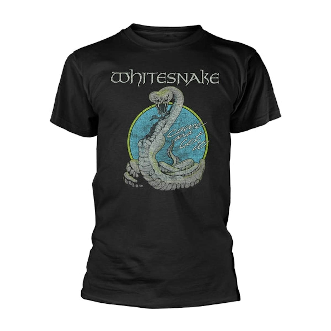 Whitesnake T Shirt - Circle Snake