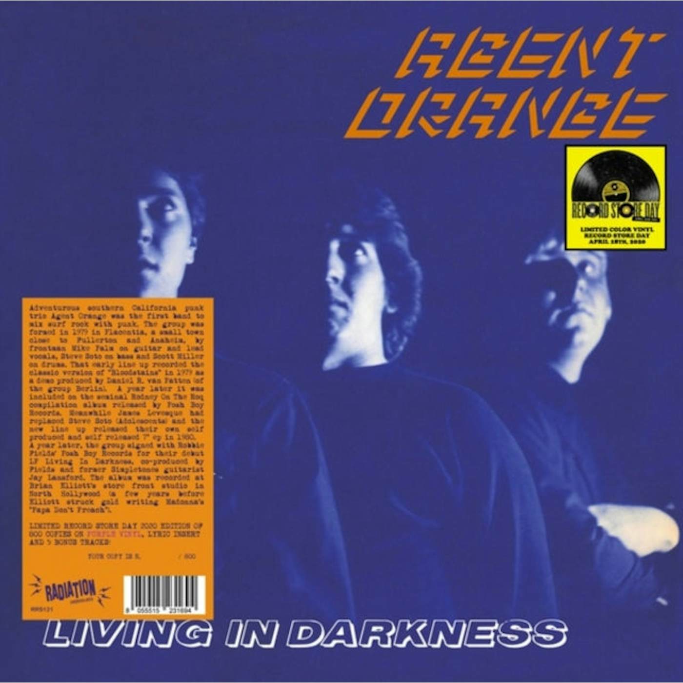  Agent Orange LP - Living In Darkness (Vinyl)