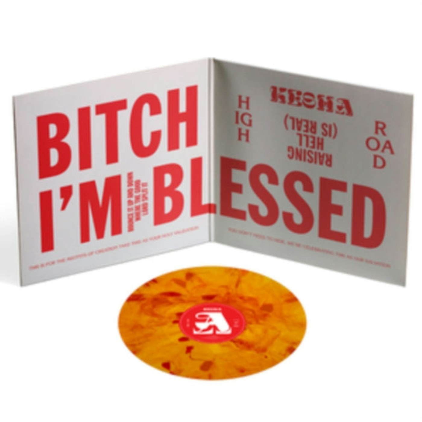 Kesha LP Vinyl Record - High Road (Orange Vinyl)