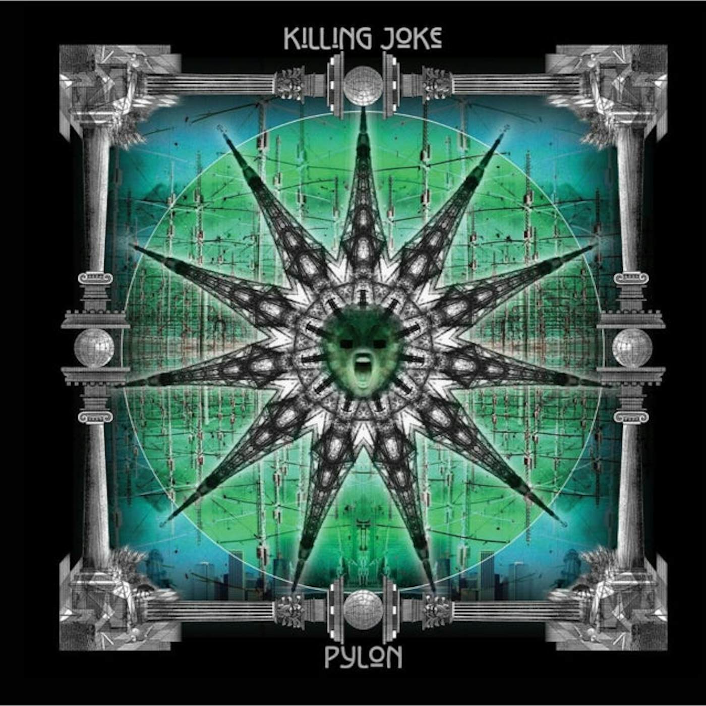 Killing Joke LP Vinyl Record - Pylon (Green Vinyl)