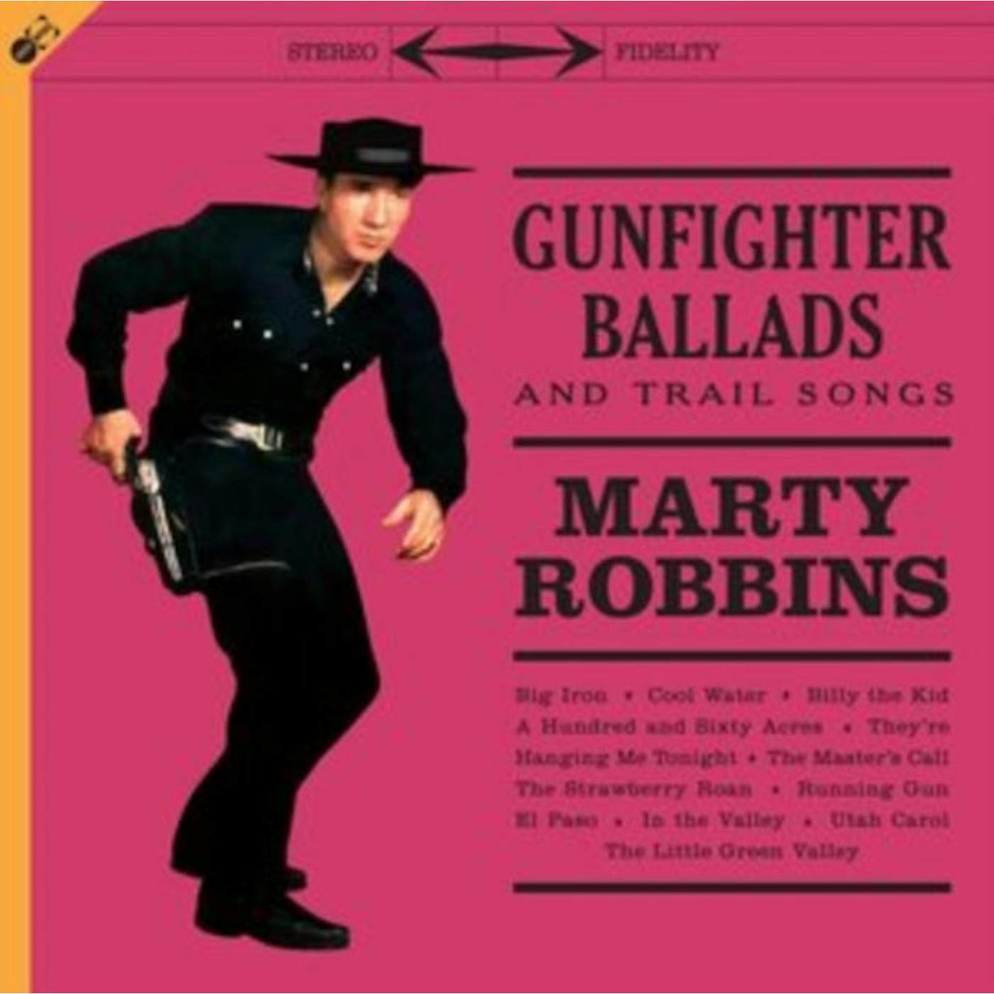 Marty Robbins LP Vinyl Record - Gunfighter Ballads And Trail Songs CD