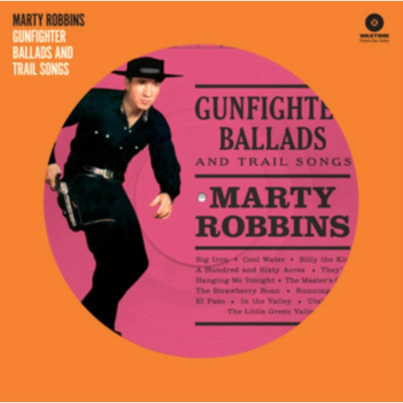 Marty Robbins LP Vinyl Record - Gunfighter Ballads And Trail Songs (Solid Pink Vinyl) (+4 Bonus Tracks)