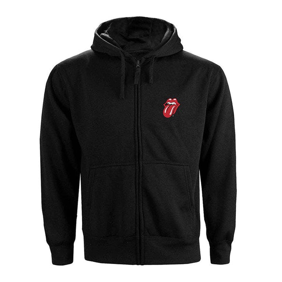 White rolling stones online hoodie