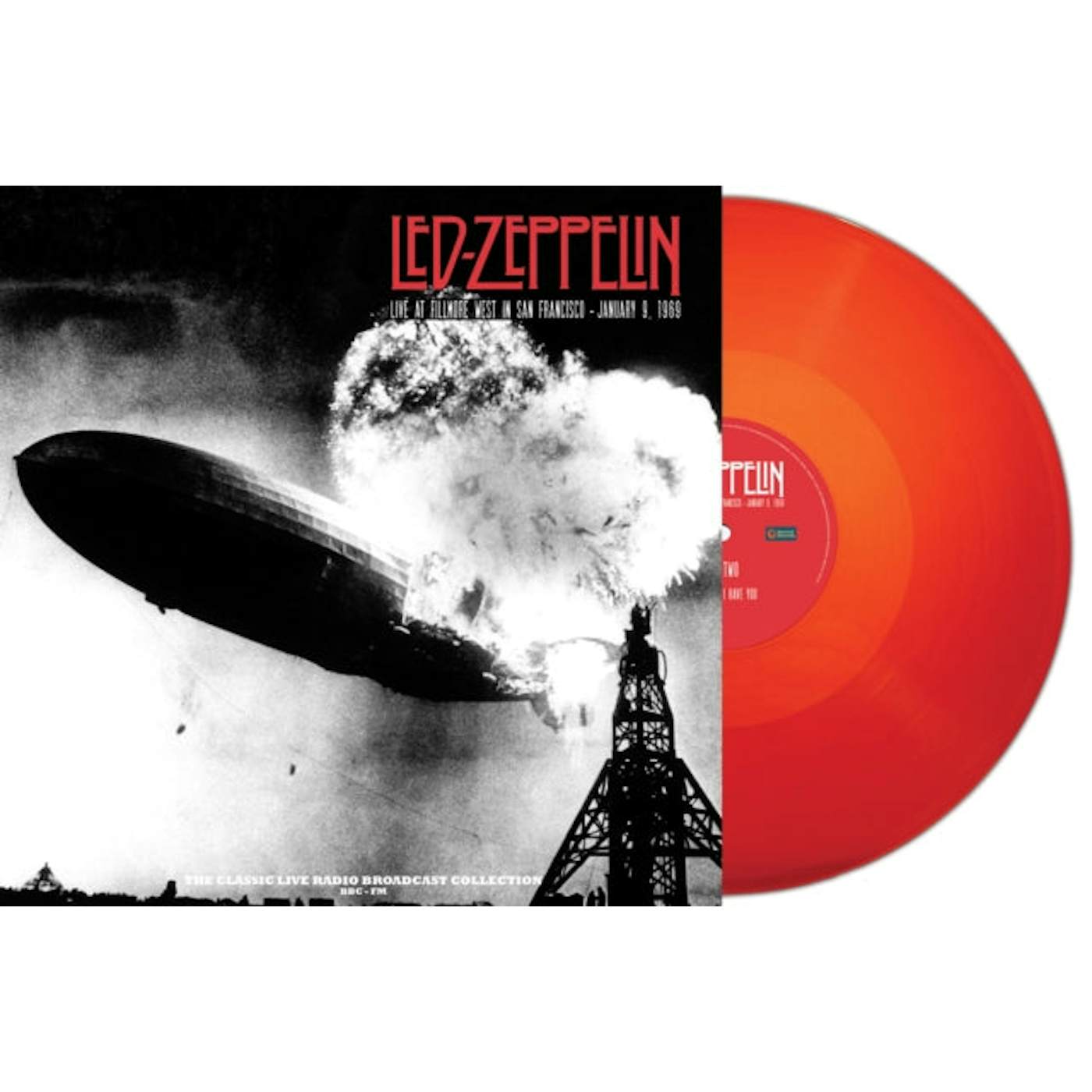 Led Zeppelin LP Vinyl Record - Live At The Fillmore West In San Francisco 9th January 1969 (Coloured Vinyl)