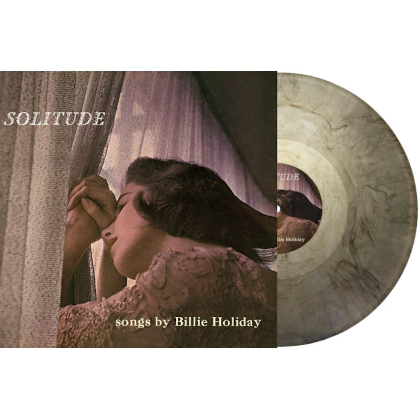 Billie Holiday LP Vinyl Record - Solitude (Natural/Black Marble Vinyl)