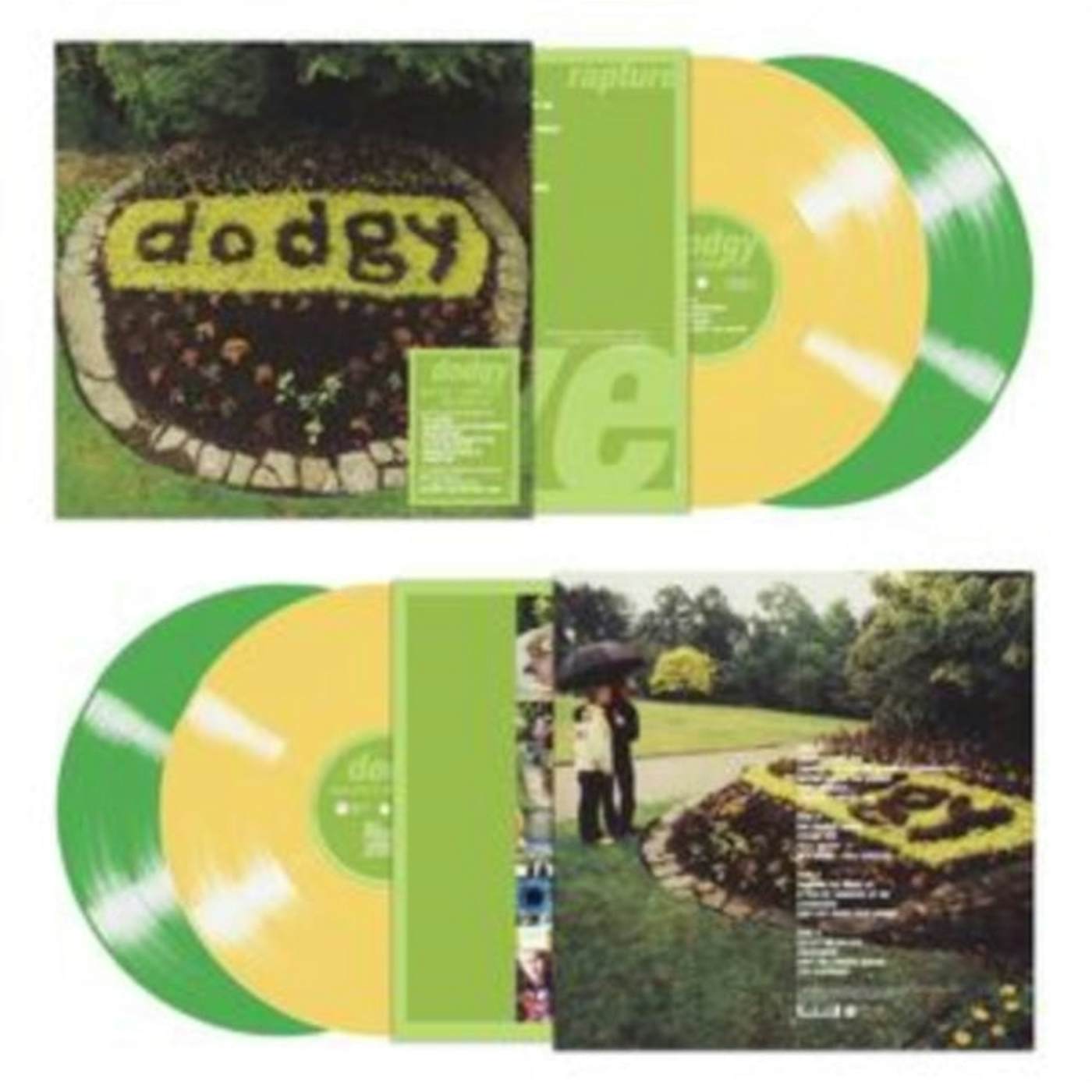 Dodgy LP Vinyl Record - Ace A's And Killer B's (Green/Yellow Vinyl)