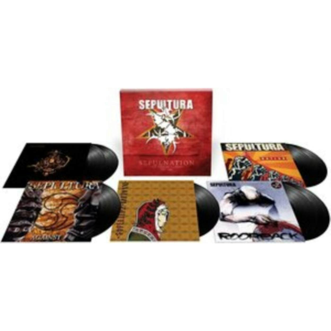 Sepultura LP Vinyl Record - Sepulnation - The Studio Albums 19 98-20. 09