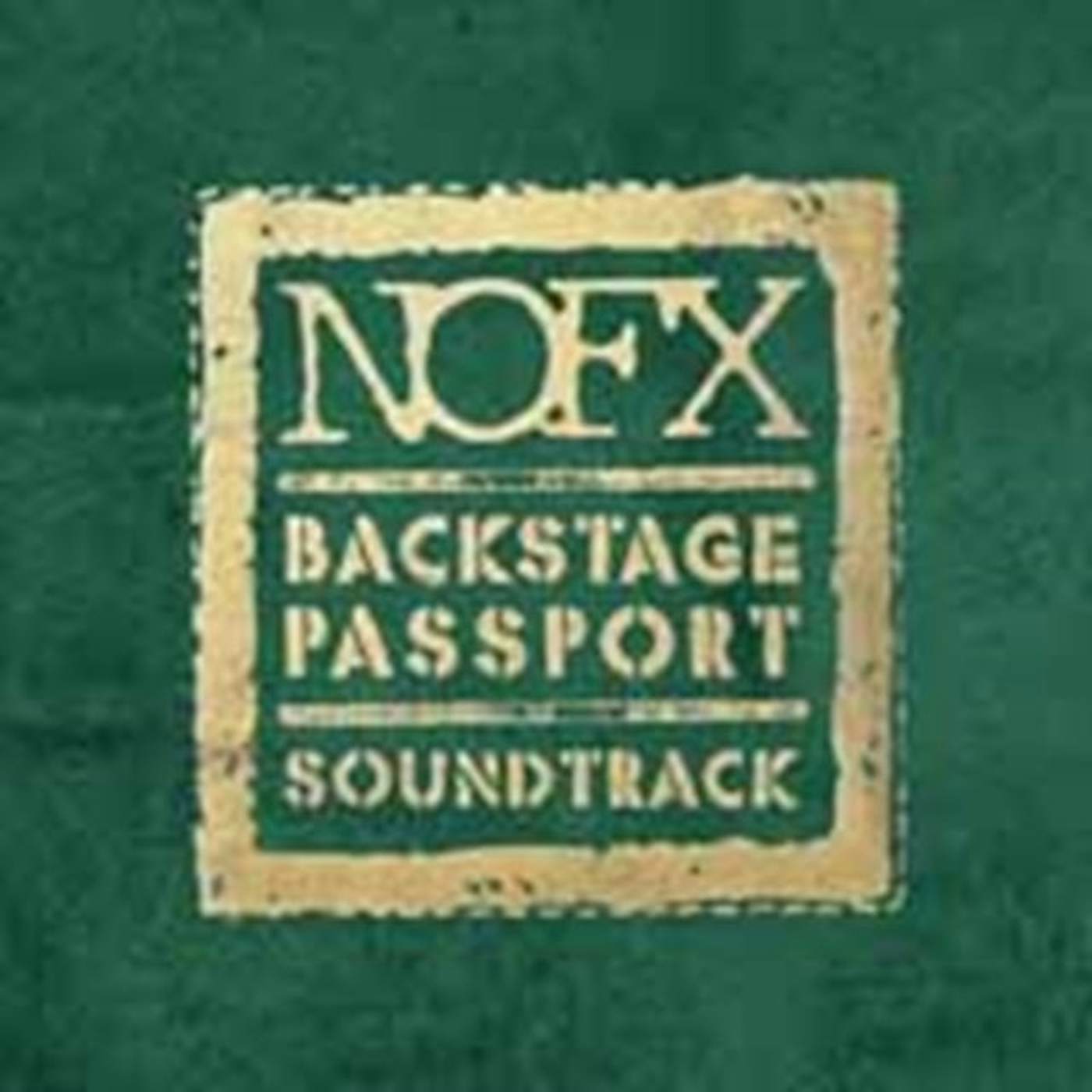 Nofx CD - Backstage Passport Soundtrack