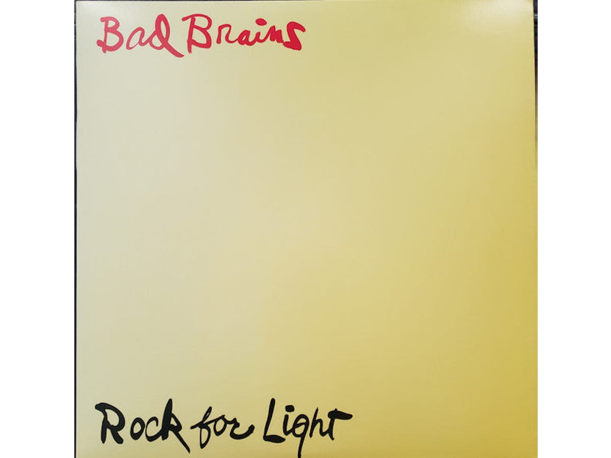 Bad Brains LP Vinyl Record - Rock For Light (Yellow Vinyl)