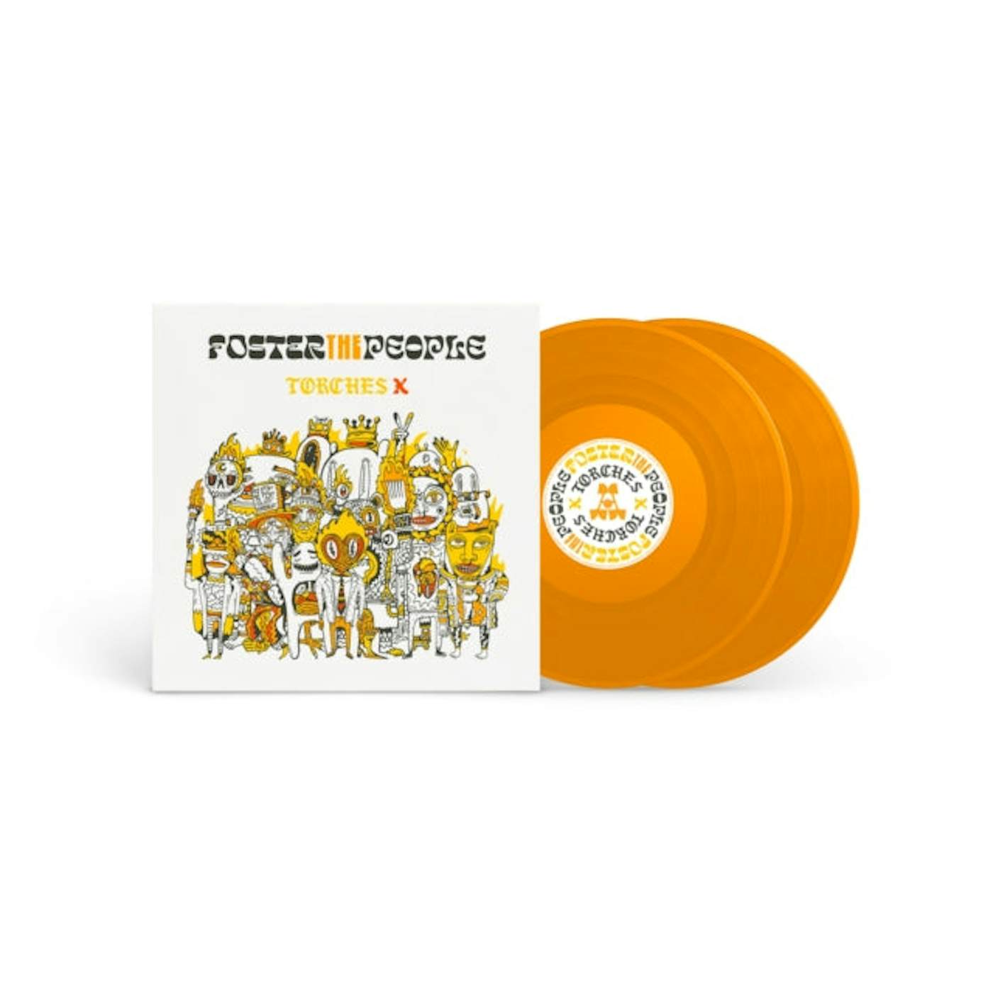 Foster The People LP Vinyl Record - Torches X (Orange Vinyl)