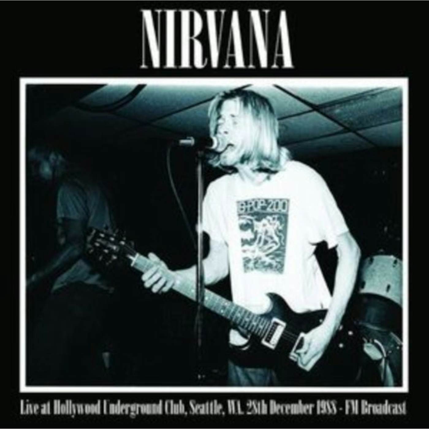 Nirvana LP Vinyl Record - Live At Hollywood Underground Club. Seattle. Wa 28Th December 19 88