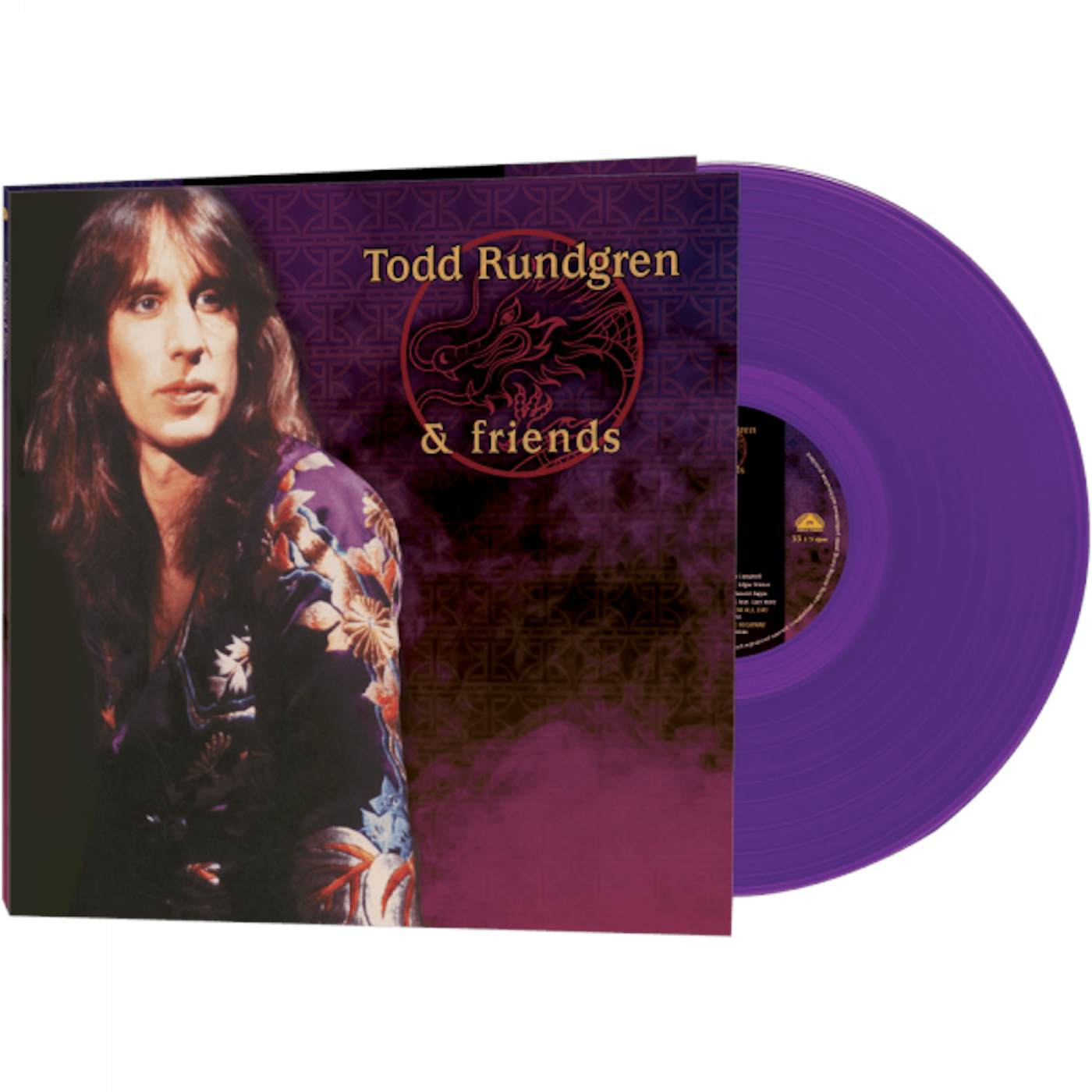 Todd Rundgren LP Vinyl Record - Todd Rundgren & Friends (Purple Vinyl)