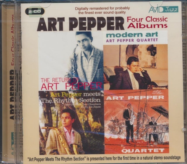 Art Pepper CD - Four Classic Albums (The Return Of Art Pepper