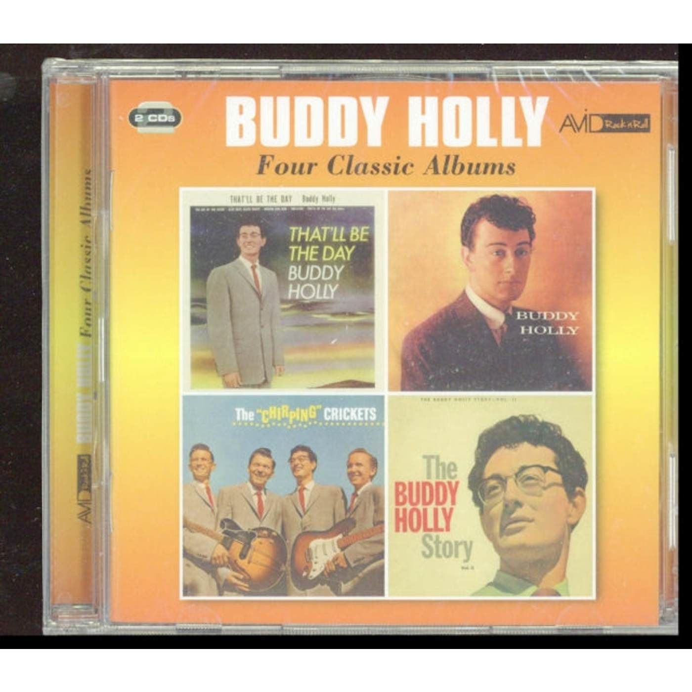 Buddy Holly CD - Four Classic Albums (That'll Be The Day / Buddy Holly / The Chirping Crickets / The Buddy Holly Story Vol 2)