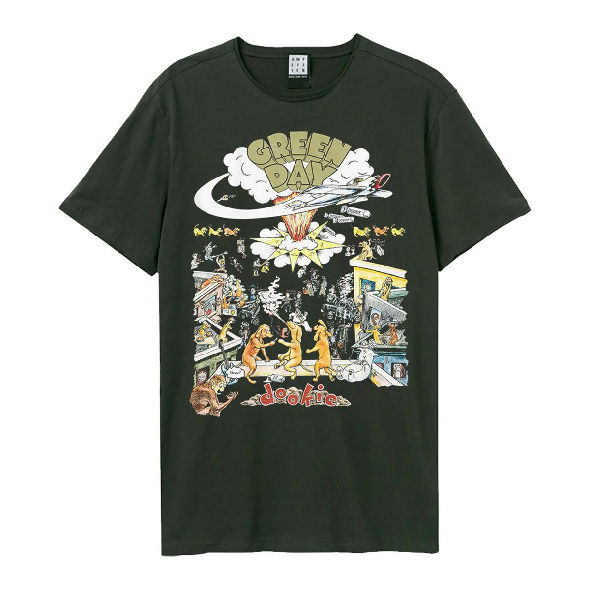 Green Day T Shirt - Dookie Amplified Vintage