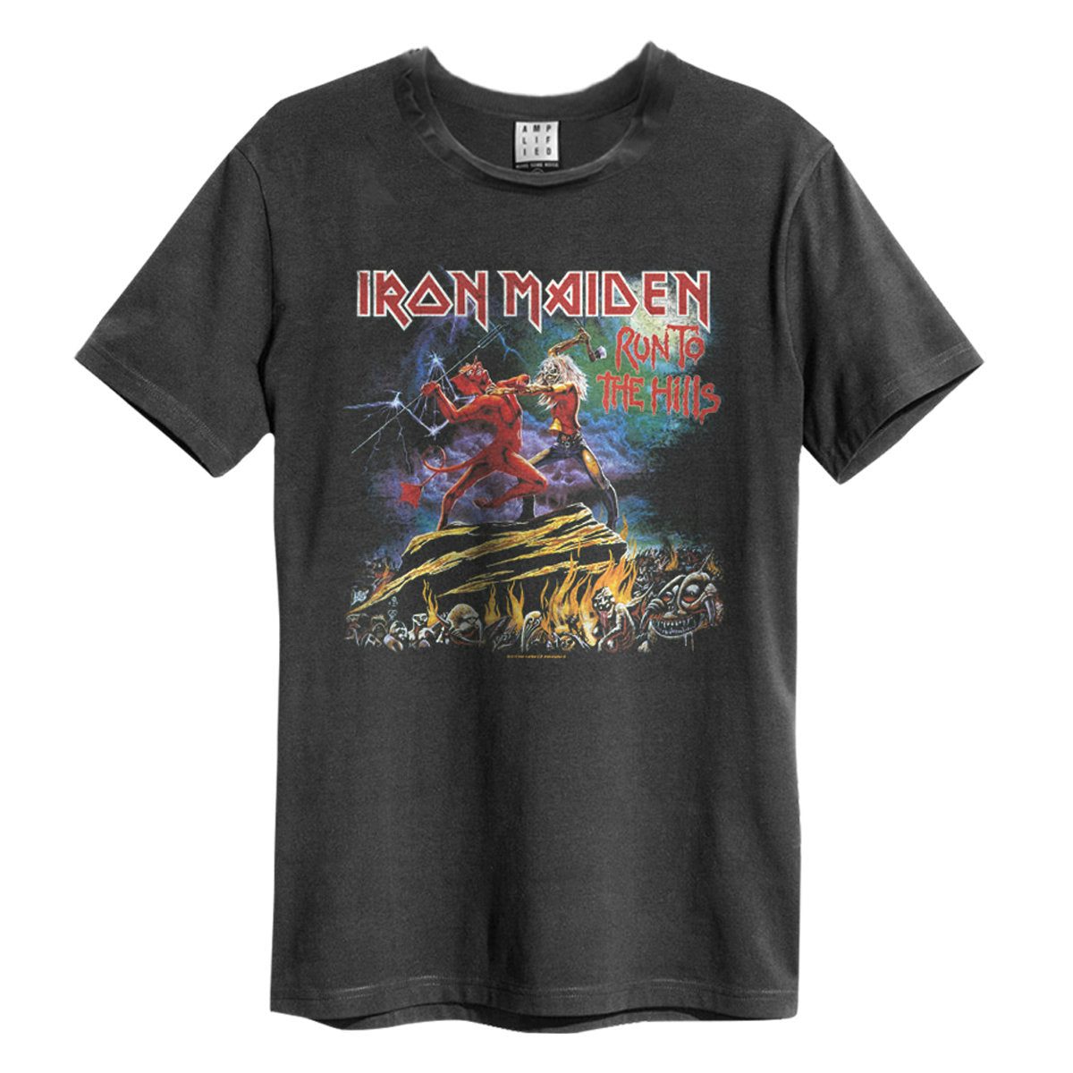 Iron Maiden T Shirt - Run To The Hills 