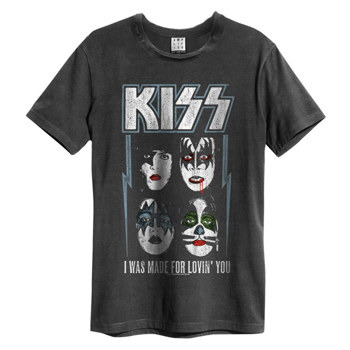 KISS T Shirt - I Was Made For Lovin' You Amplified Vintage