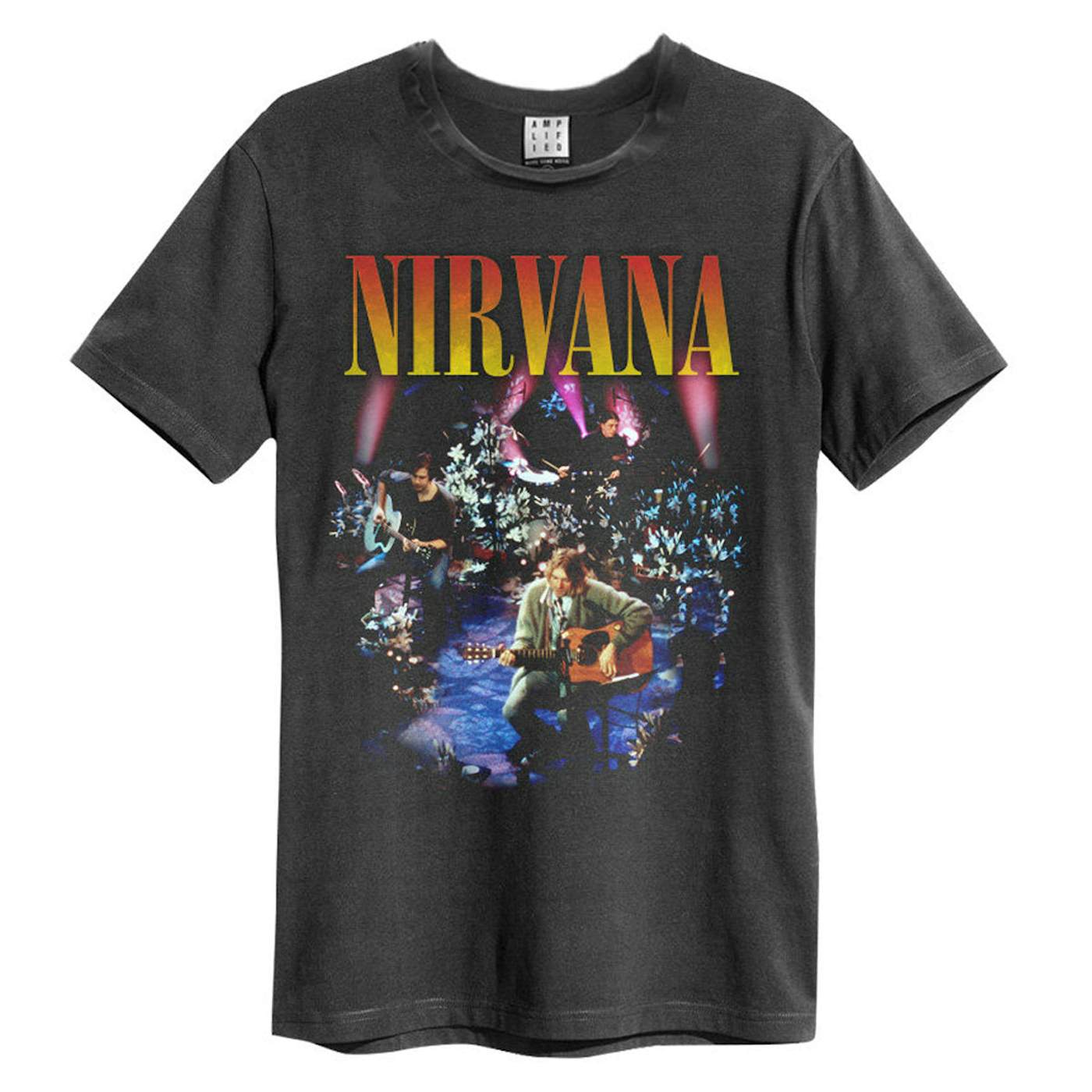 Nirvana T Shirt - Live In New York Amplified Vintage