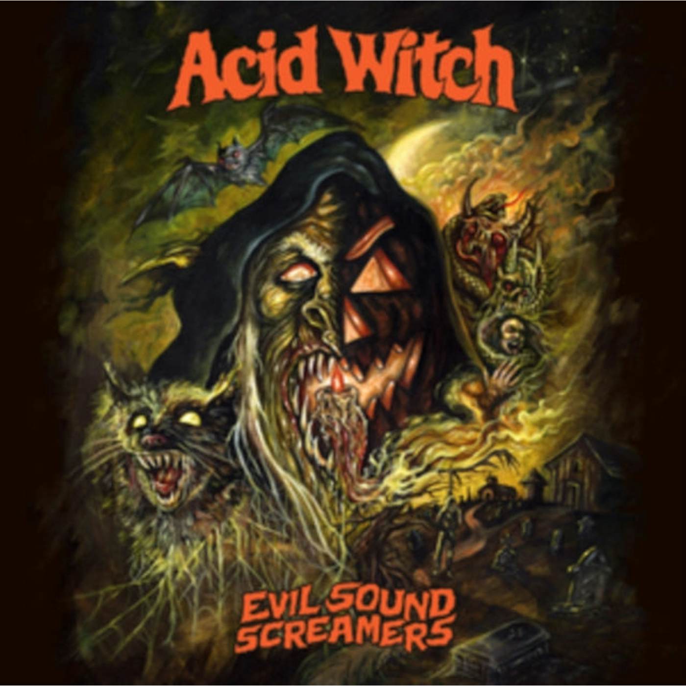 Acid Witch LP - Evil Sound Screamers (Coloured Vinyl)