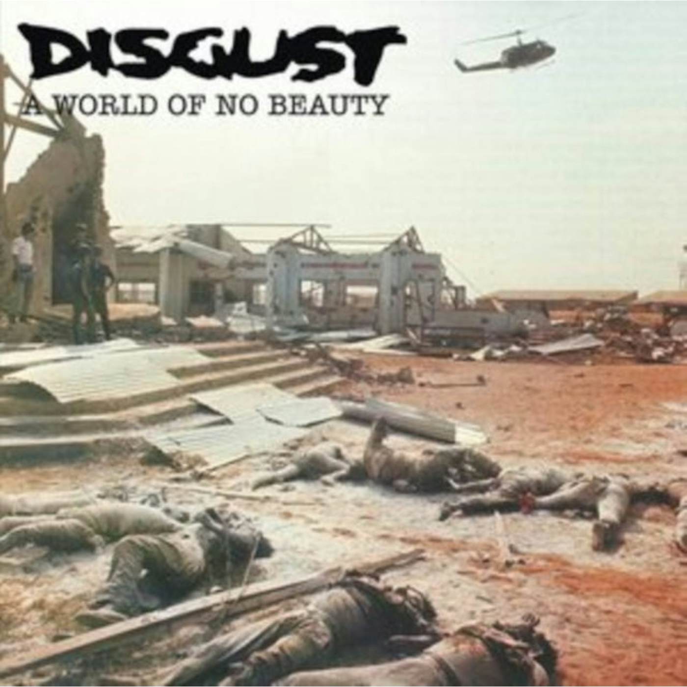 Disgust LP - A World Of No Beauty + Thrown Into Oblivion (Clear/Black Splatter Vinyl)