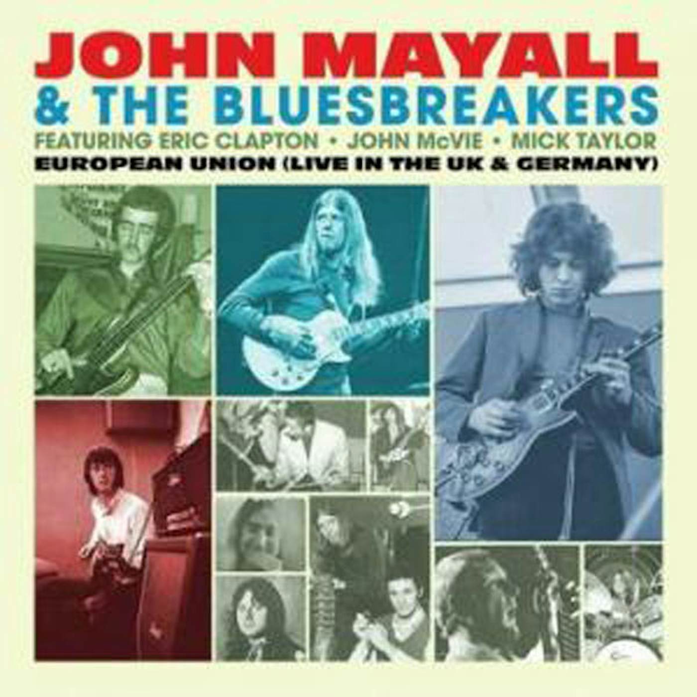 John Mayall & The Bluesbreakers LP - European Union (Live In The Uk & Germany) Light Blue Vinyl Limited