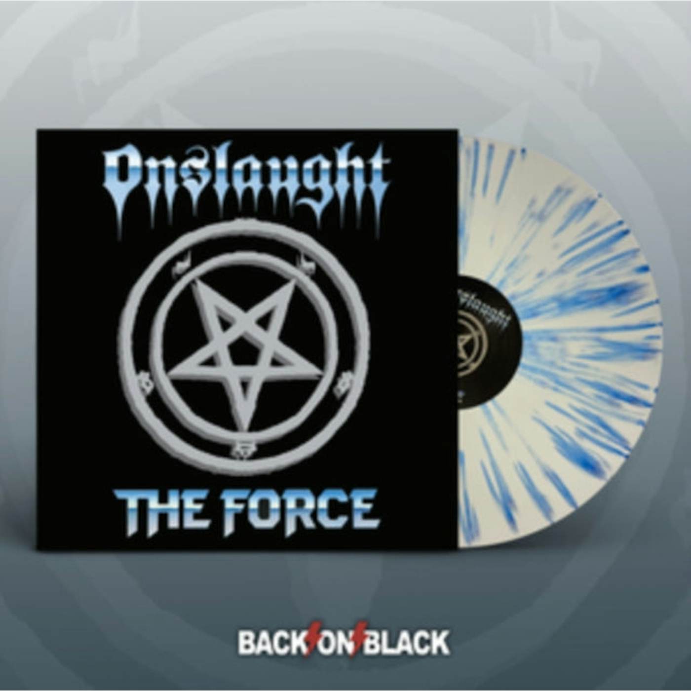 Onslaught LP - The Force (White / Blue Splatter Vinyl)
