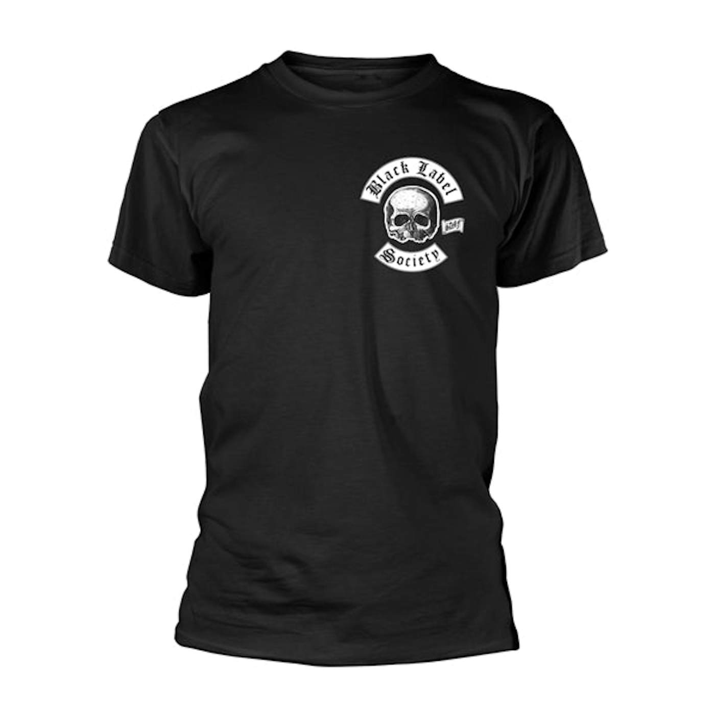 Black Label Society T Shirt - Skull Logo Pocket (Black)