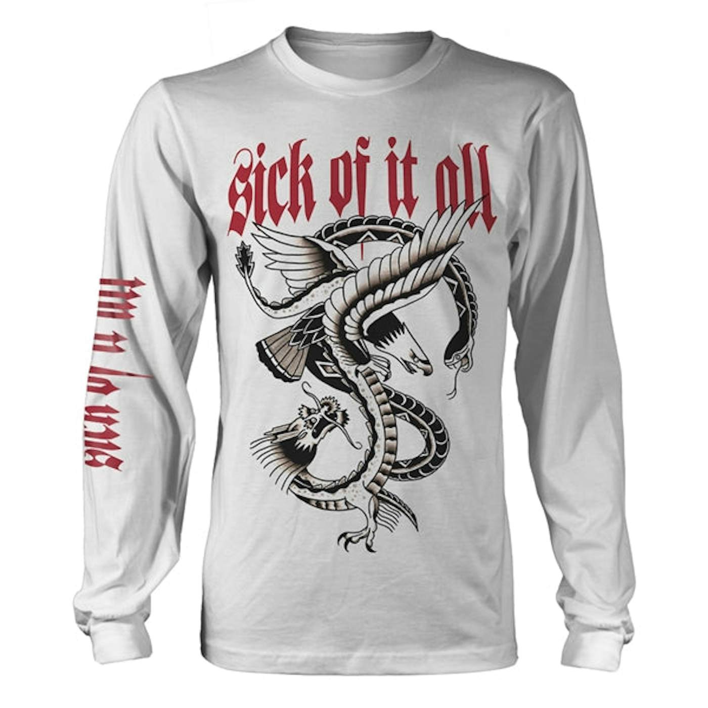 Sick Of It All Long Sleeve T Shirt - Eagle