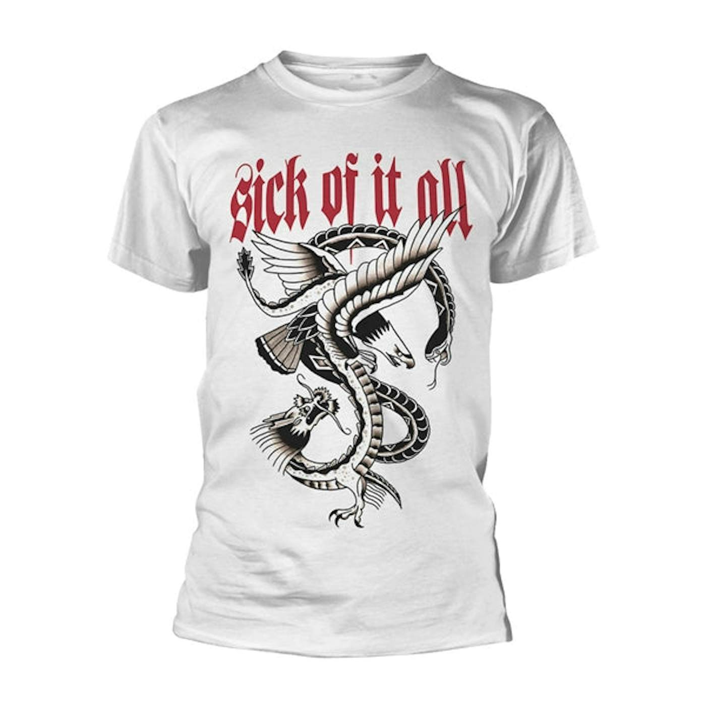 Sick Of It All T Shirt - Eagle (White)