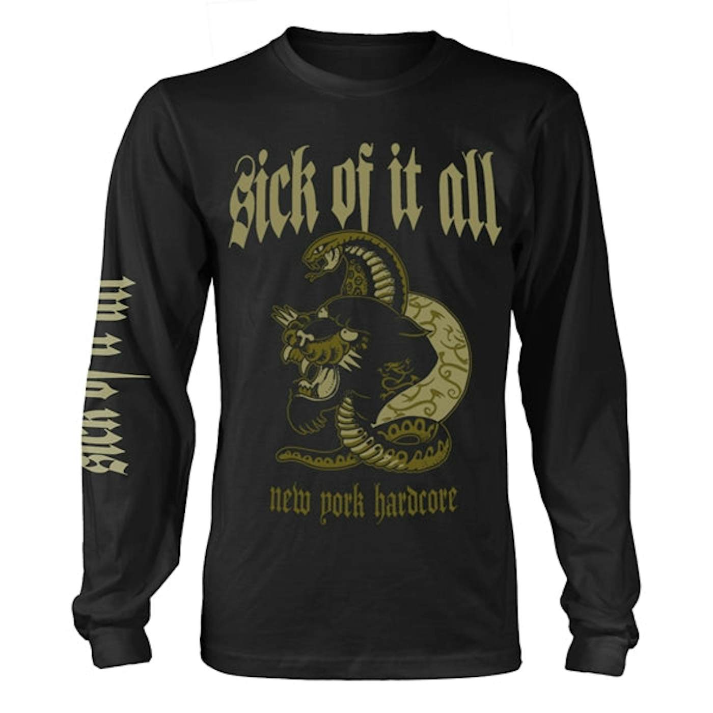 Sick Of It All Long Sleeve T Shirt - Panther