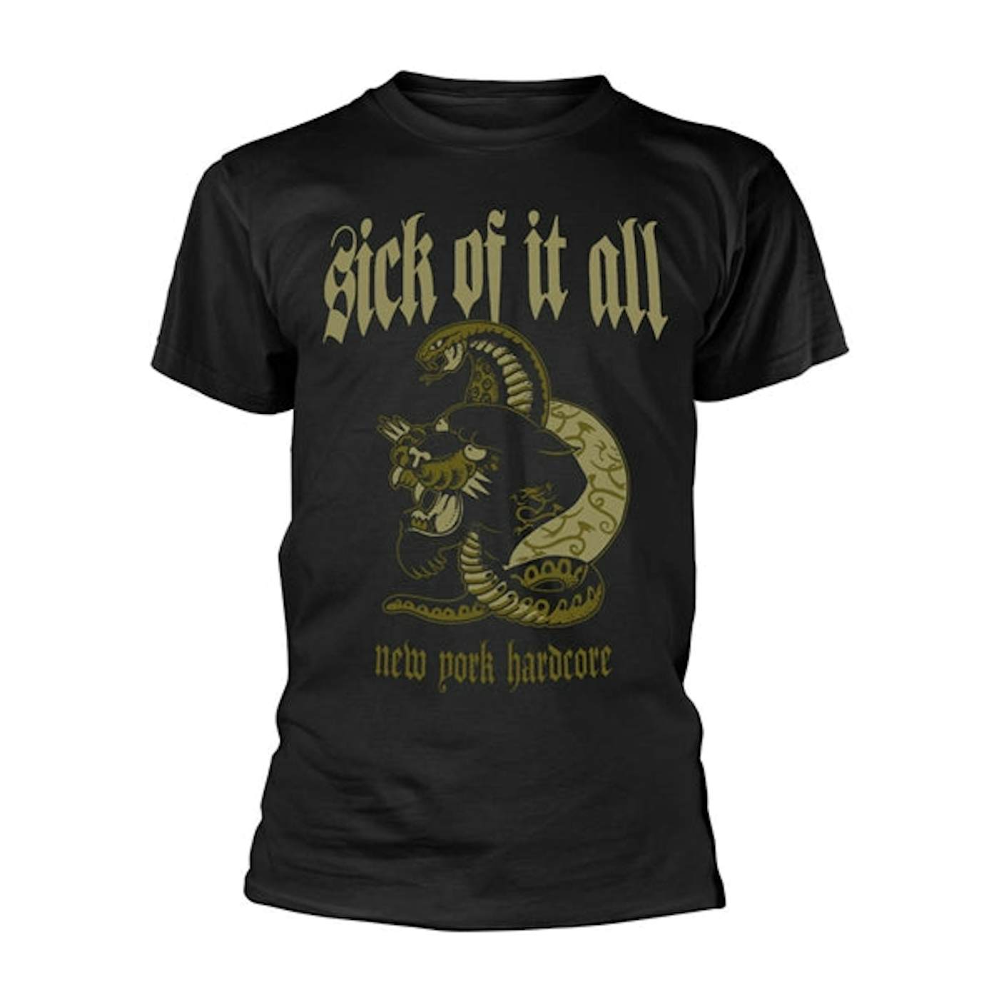 Sick Of It All T Shirt - Panther (Black)