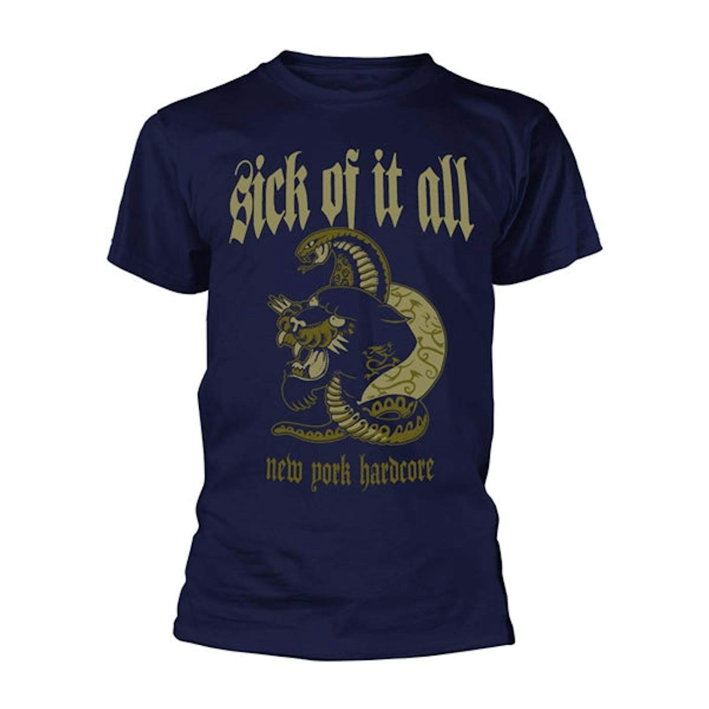 Sick Of It All T Shirt - Panther (Navy)