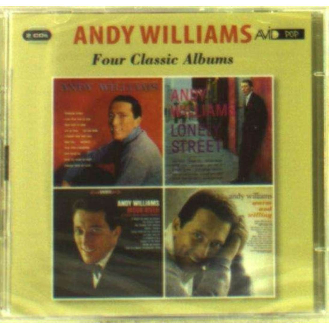 Andy Williams CD - Four Classic Albums (Andy Williams / Lonely Street / Moon River And Other Great Movie Themes / Warm And Willing)