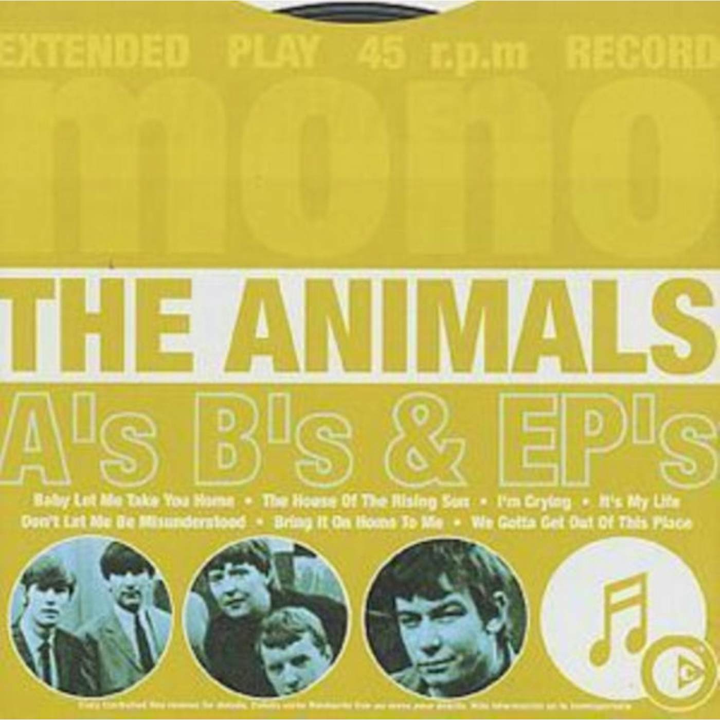 The Animals CD - A's B's & Ep's