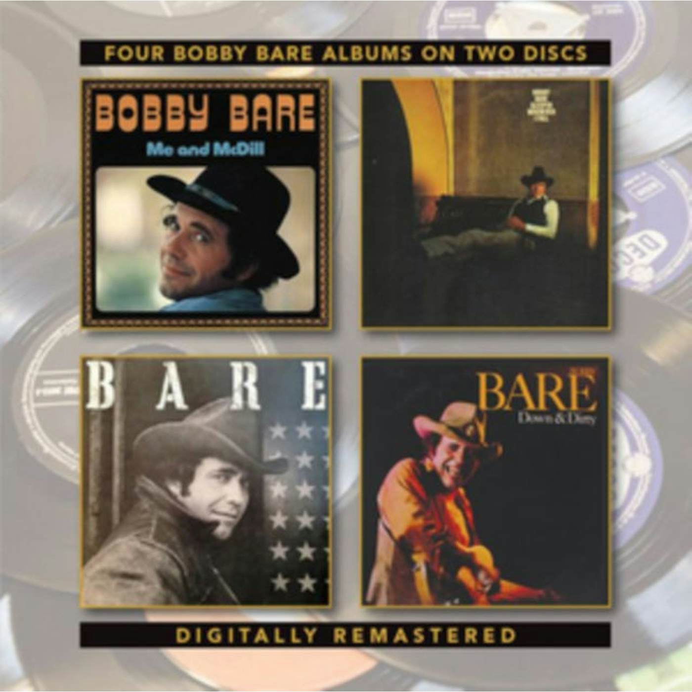 Bobby Bare CD - Me And Mcdill / Sleeper Wherever I Fall / Bare / Down & Dirty