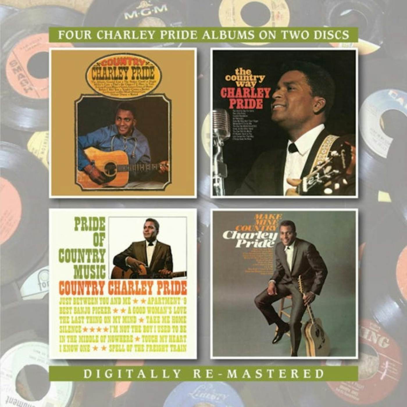 Charley Pride CD - Country Charley Pride / The Country Way / Pride Of Country Music