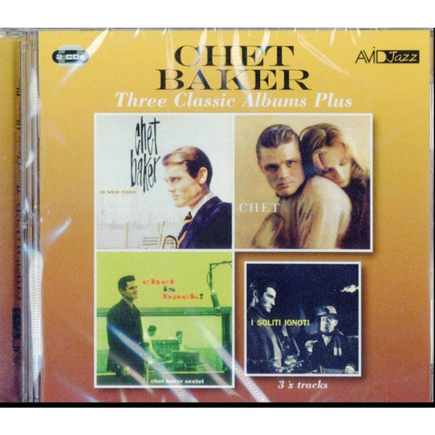 Chet Baker CD - Three Classic Albums Plus (In New York / Chet / Chet Is Back)