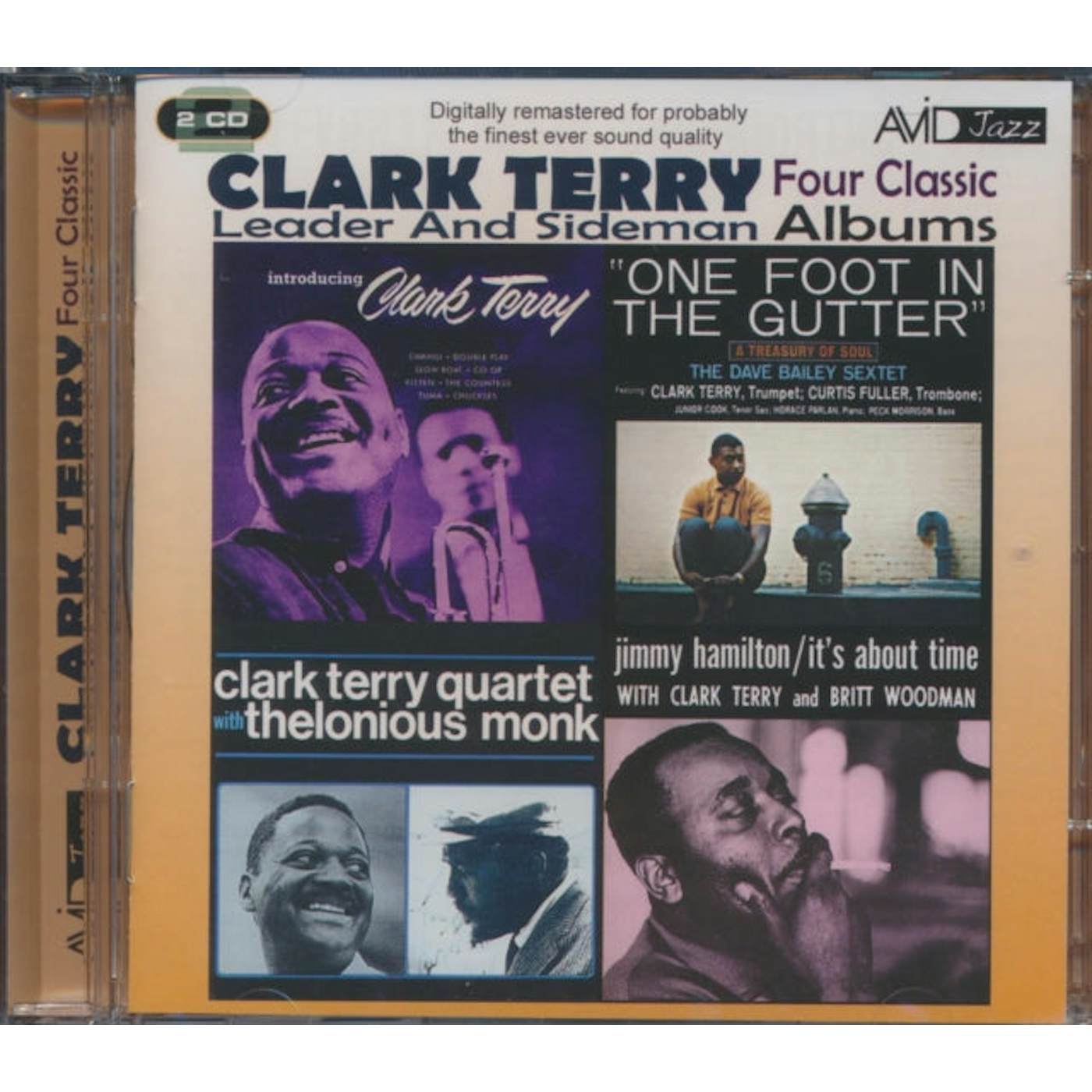 Clark Terry CD - Four Classic Albums (Introducing Clark Terry / One Foot In The Gutter / Clark Terry Quartet With Thelonious Monk / It's About Time)