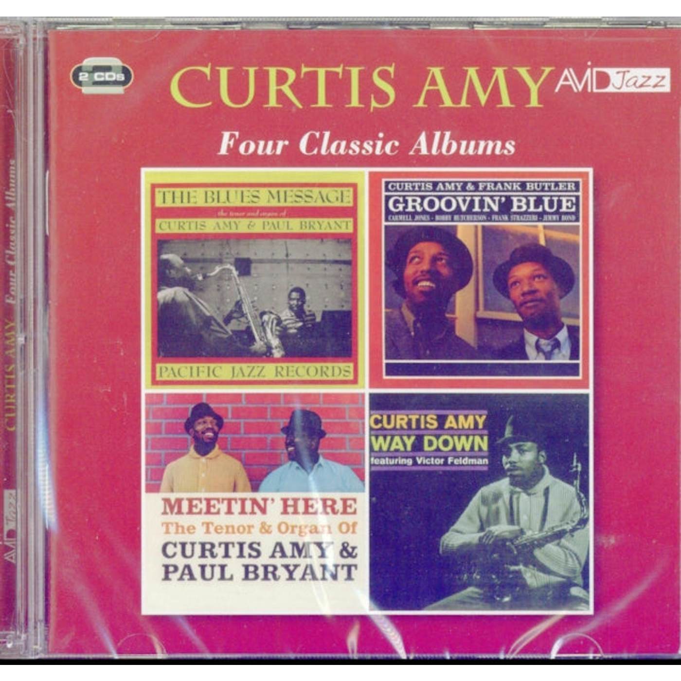 Curtis Amy CD - Four Classic Albums (The Blues Message / Groovin' Blue / Meetin' Here / Way Down)