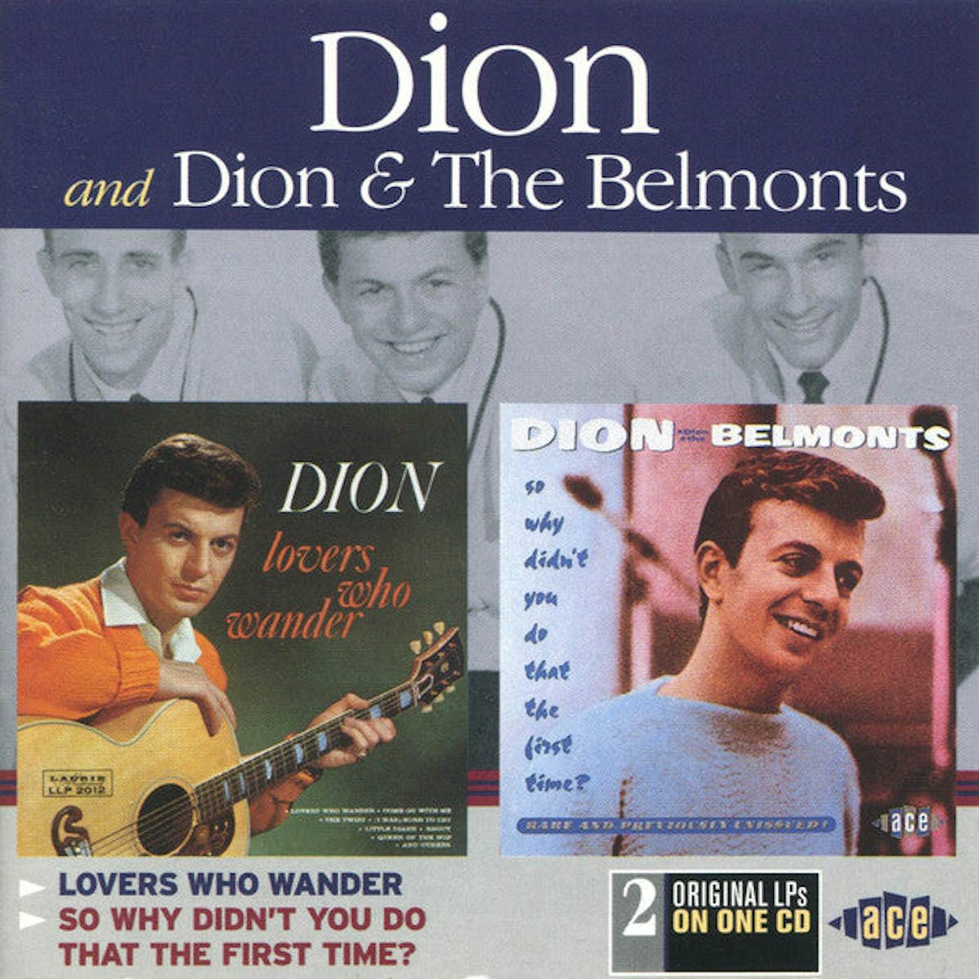 Dion & The Belmonts CD - Lovers Who Wander &