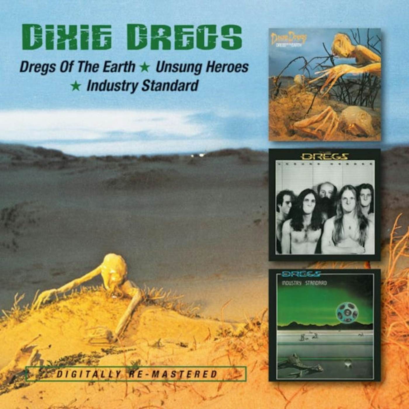 Dixie Dregs CD - Dregs / Unsung / Industry