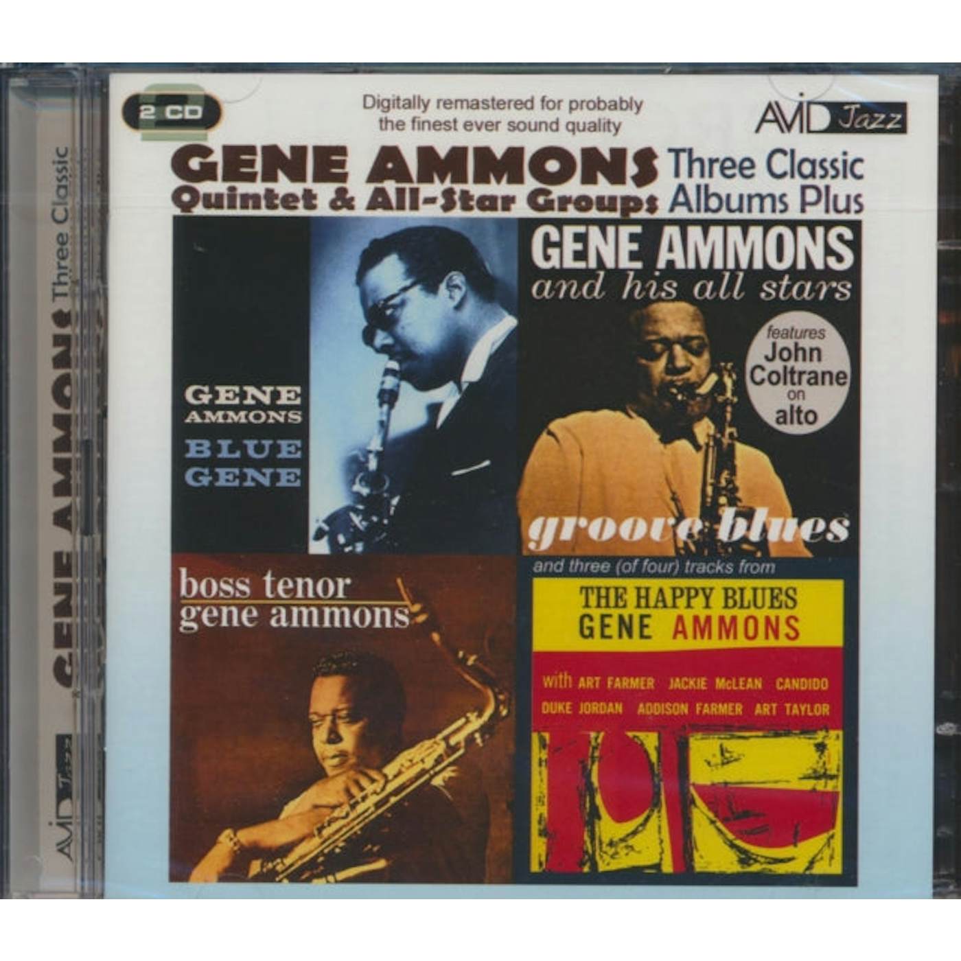 Gene Ammons CD - Three Classic Albums Plus (Groove Blues / Boss Tenor / Blue Gene)