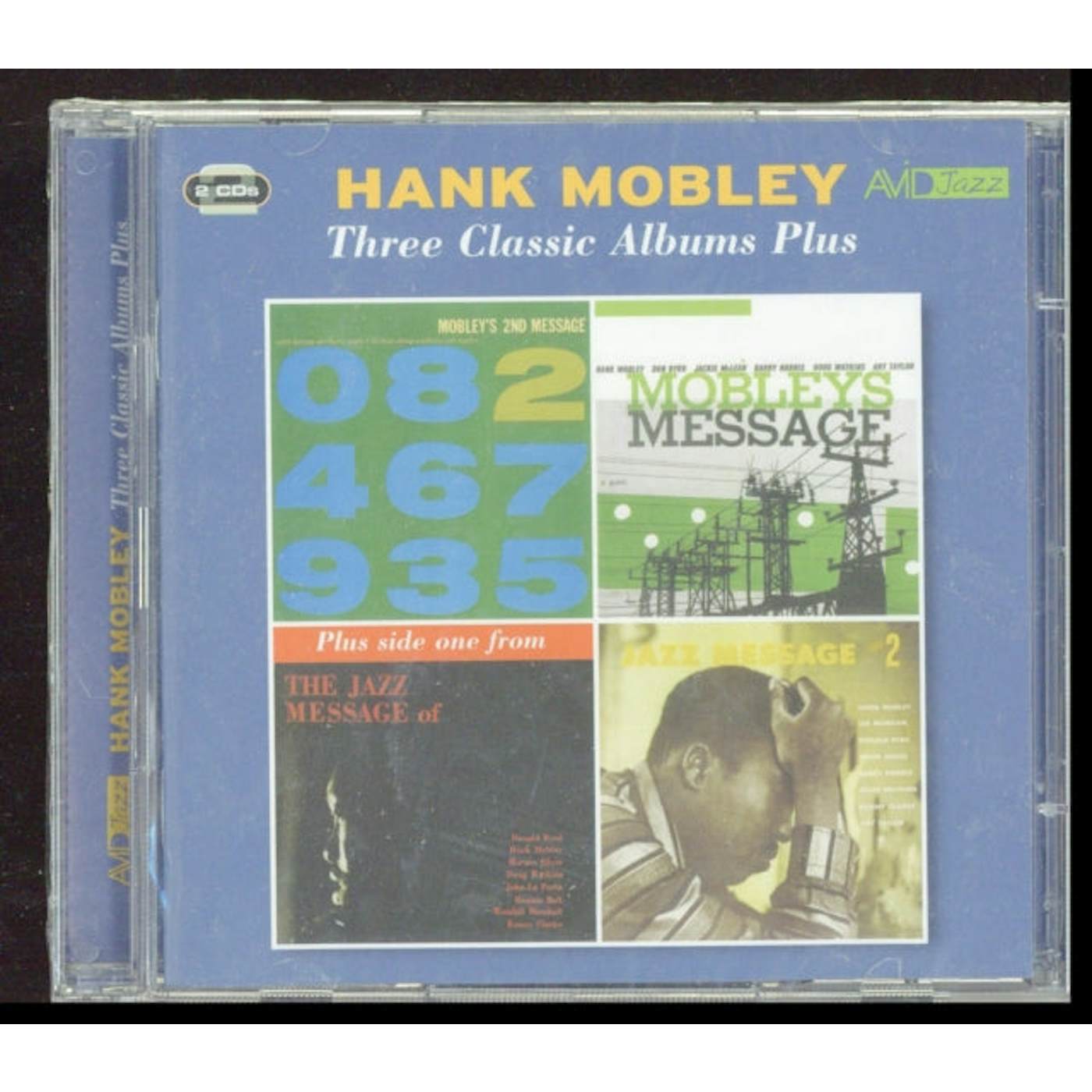 Hank Mobley CD - Three Classic Albums Plus (Mobley's Message / 2nd Message / Jazz Message No. 2)