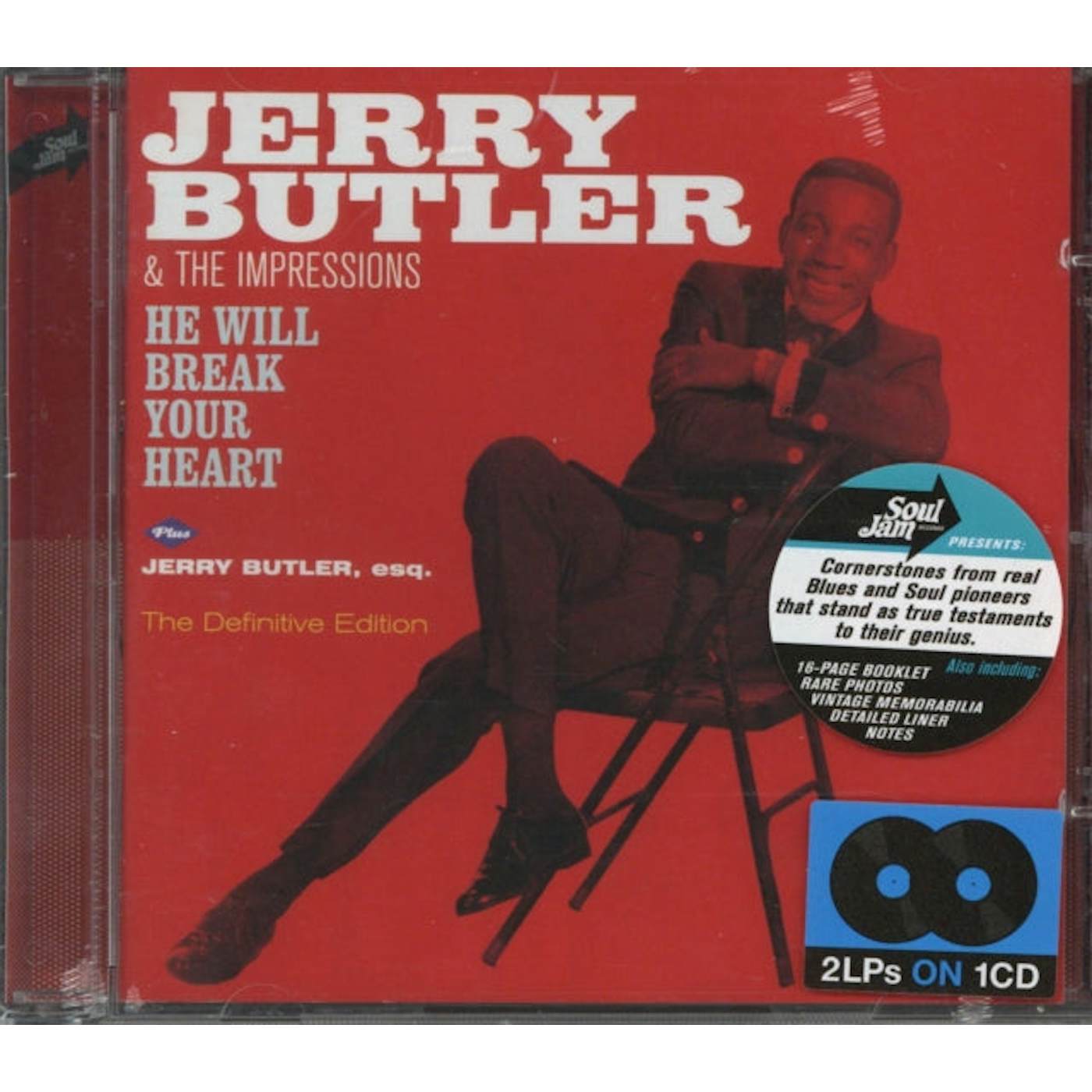 Jerry Butler CD - He Will Break Your Heart / Jerry Butler. Esq.