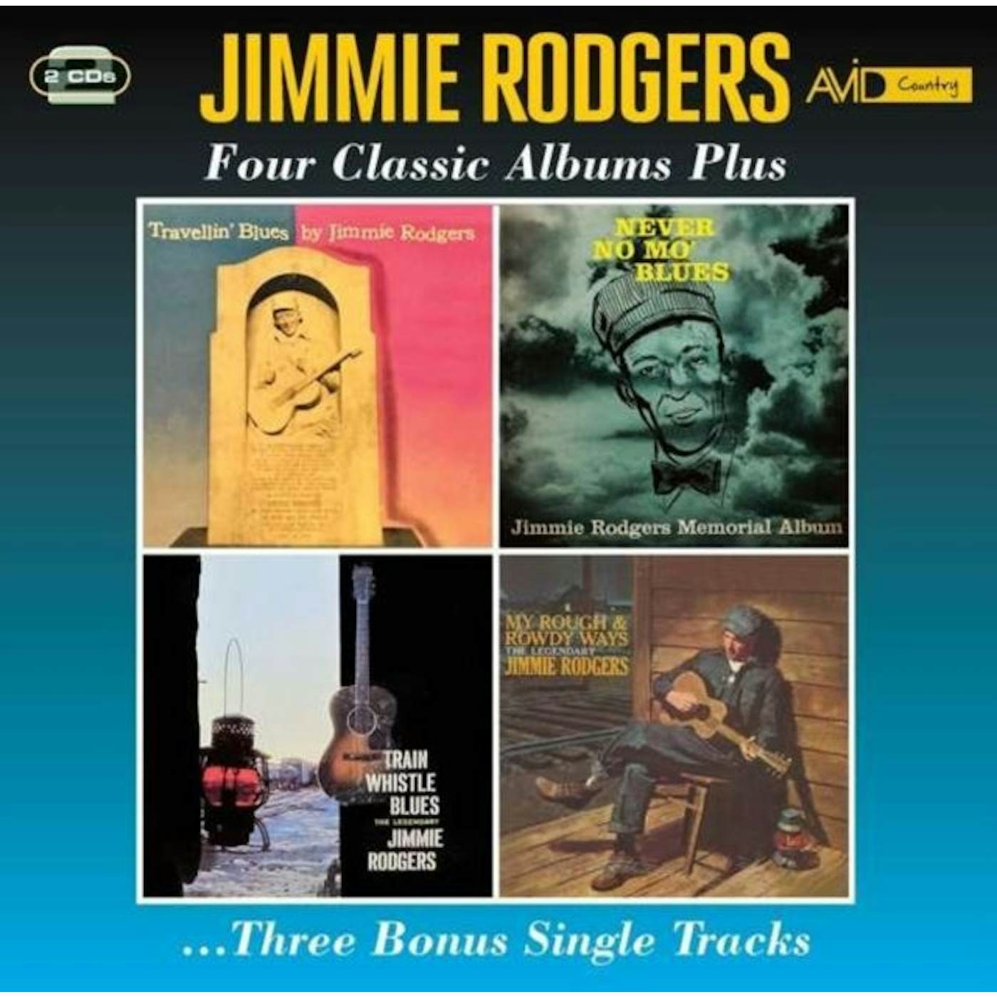 Jimmie Rodgers CD - Four Classic Albums Plus