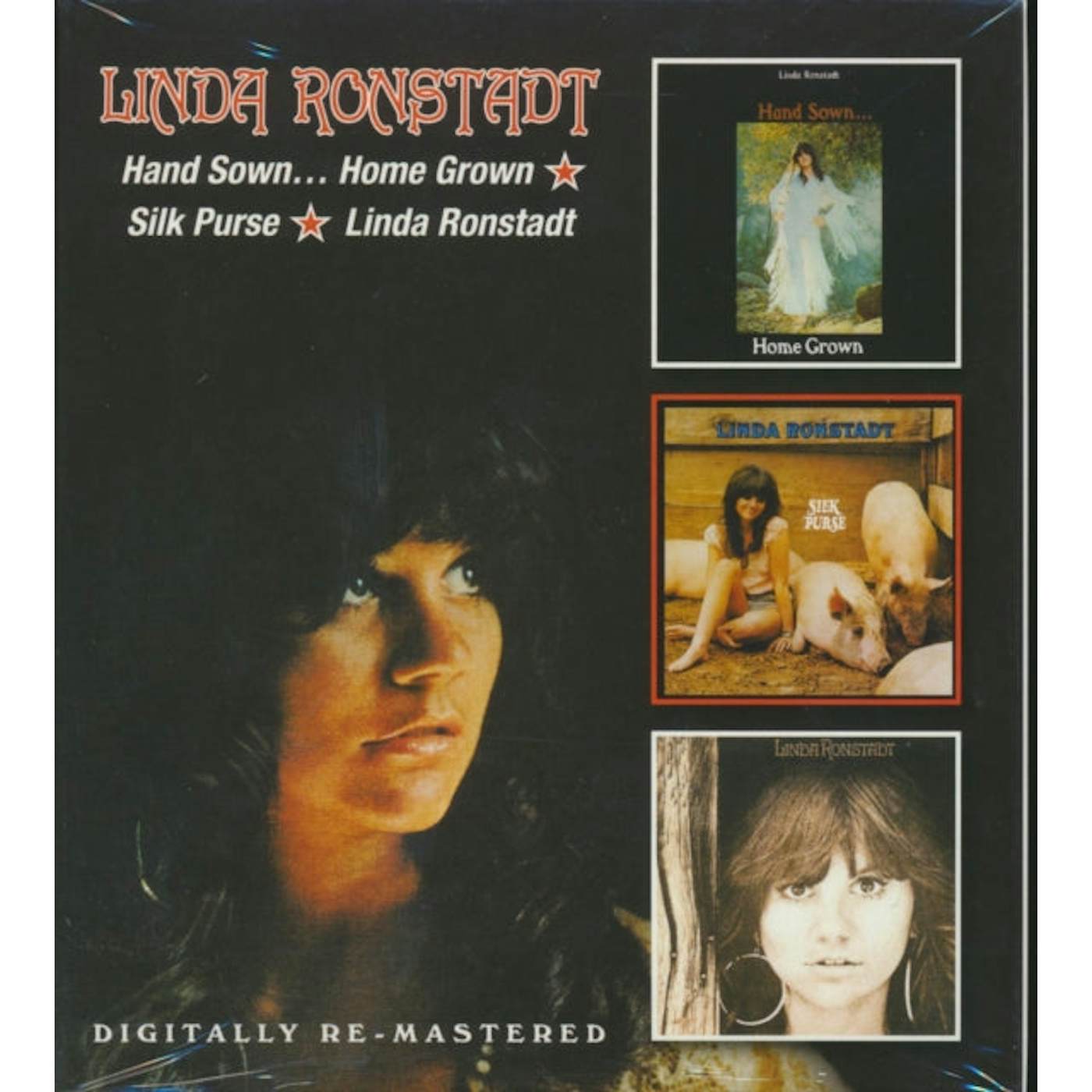 Linda Ronstadt CD - Hand Sown... Home Grown / Silk Purse / Linda Ronstadt