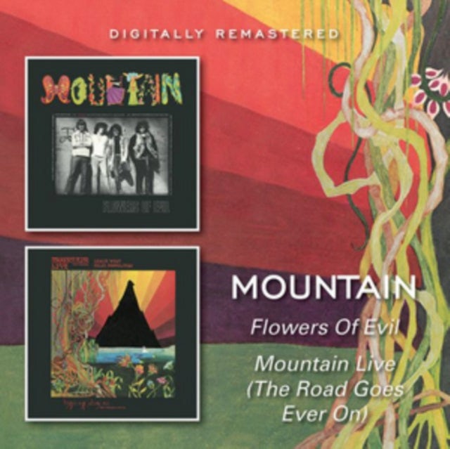 Mountain CD Flowers Of Evil / Mountain Live (The Road Goes Ever On)