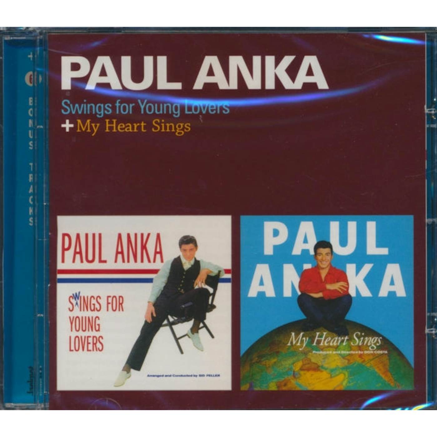 Paul Anka CD - Swings For Young Lovers / My Heart Sings